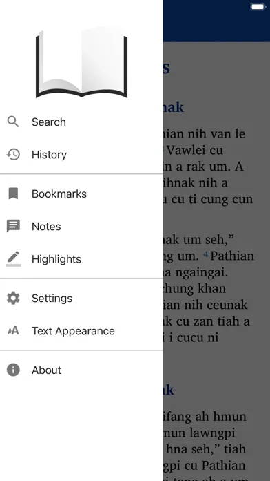 Ảnh chụp màn hình của Hakha Bible Thiang