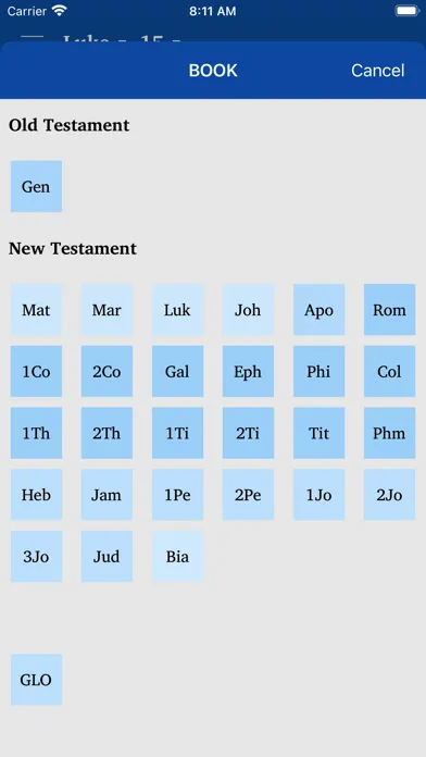 Ảnh chụp màn hình của Hakha Bible Thiang