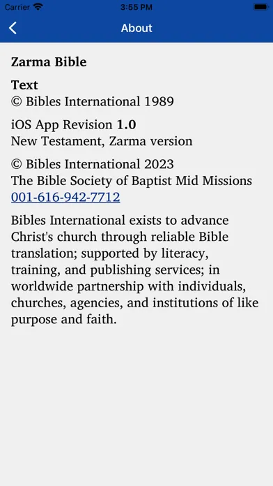 Zarma Bible Screenshots