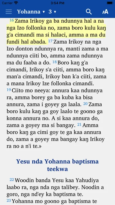 Zarma Bible Screenshots