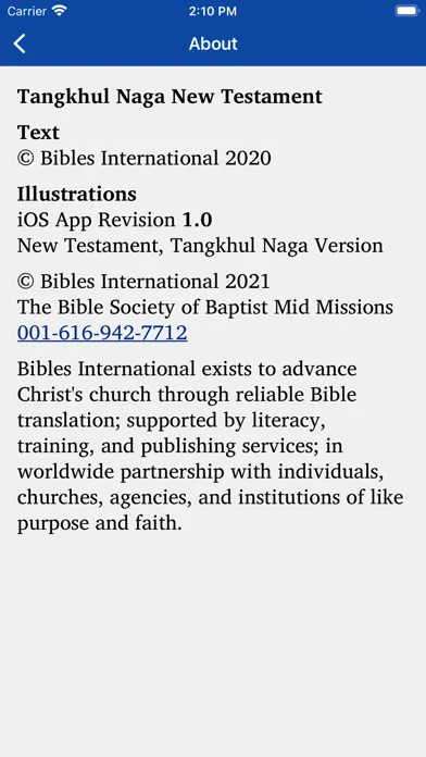 Zrzuty ekranu Tangkhul Naga New Testament