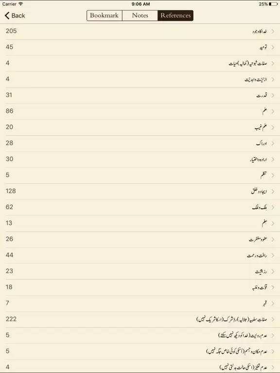 Capturas de tela do Al_Quran iPad 