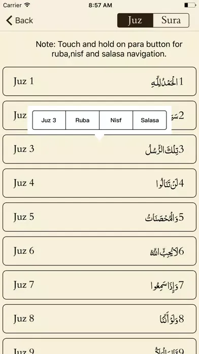 Capturas de tela do Al_Quran