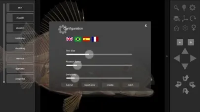 Tangkapan skrin 3D Fish Anatomy