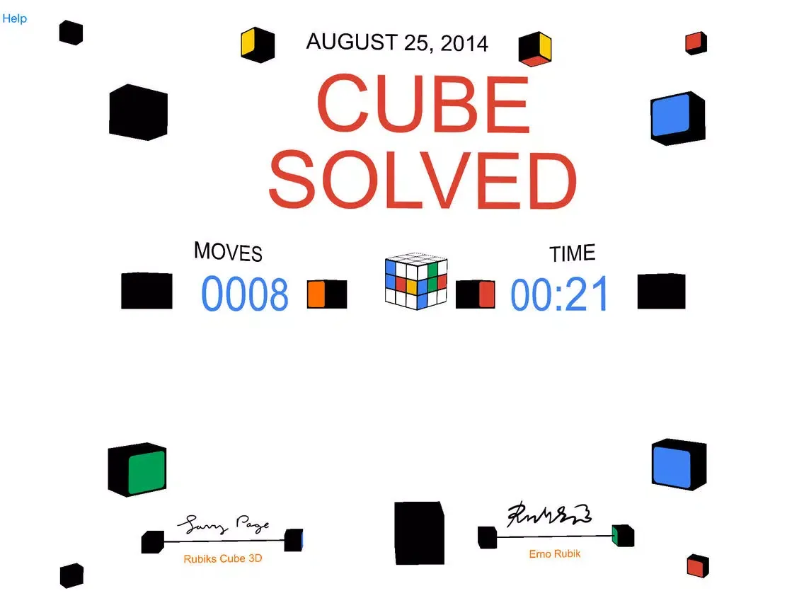 Cube 3D Random Play iPad  Screenshots