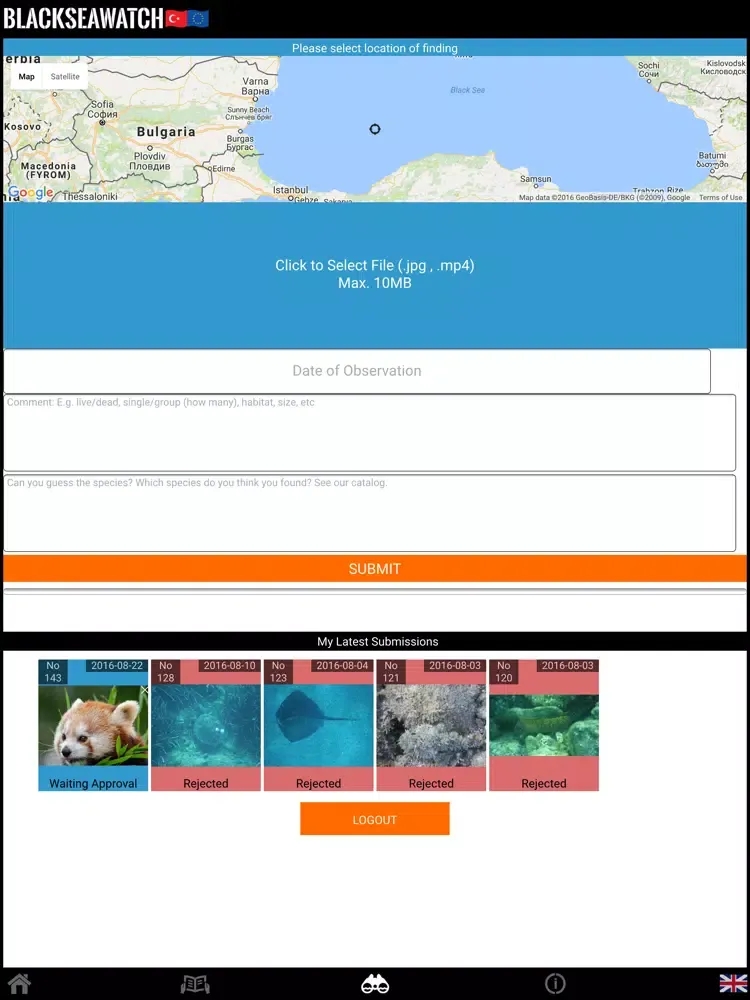 Captures d'écran de Black Sea Watch iPad 