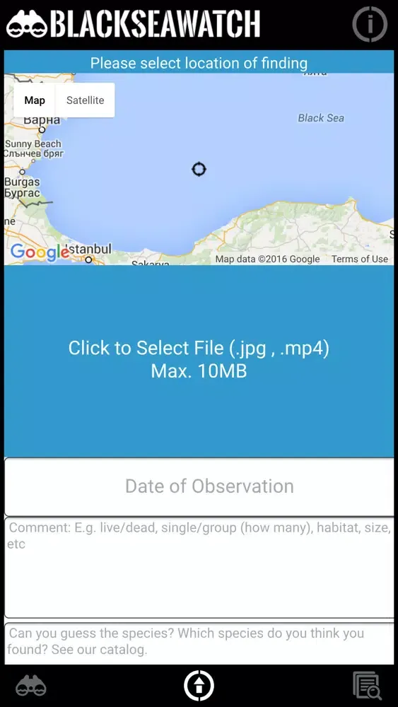 Captures d'écran de Black Sea Watch