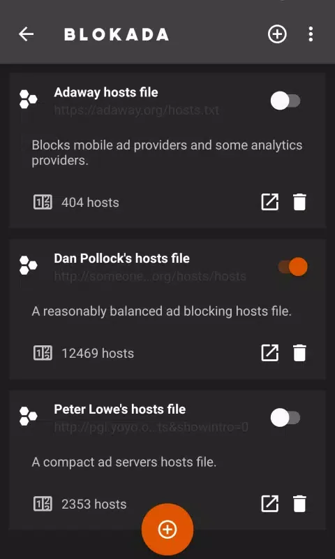 Blokada Screenshots