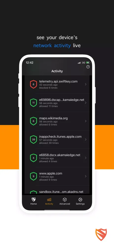 Capturas de pantalla de Blokada: DNS Ad Blocker + VPN