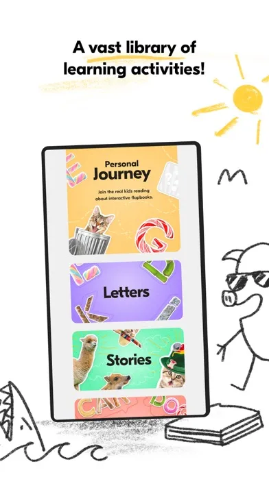 Скриншоты Reading Blubs: ABCs & Stories