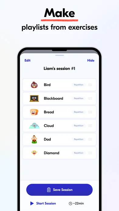 Speech Blubs Pro made for SLPs Screenshots