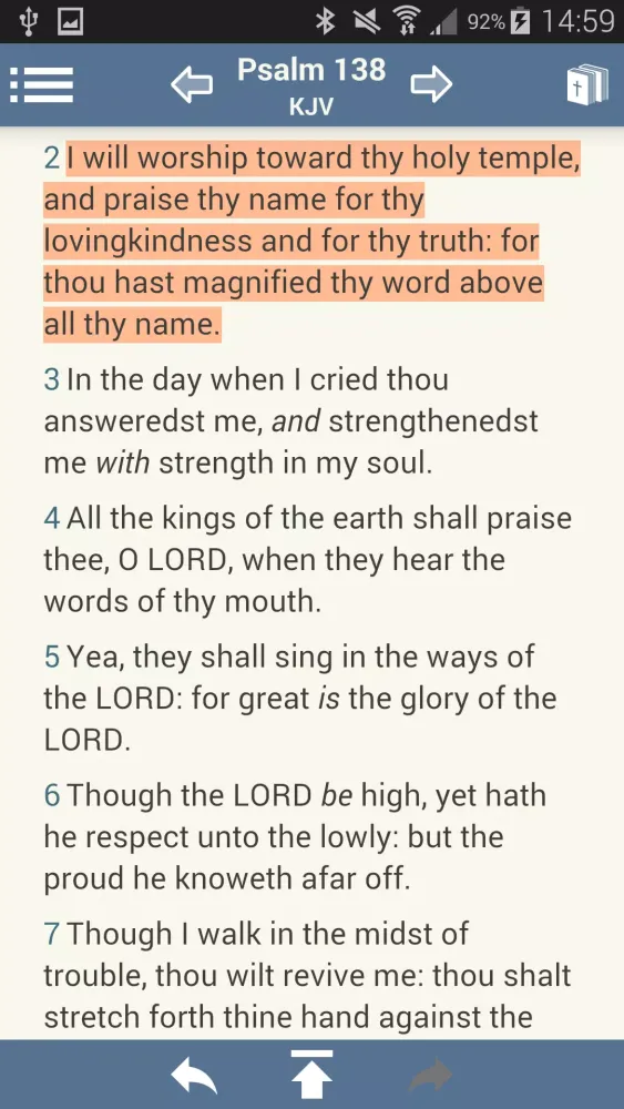 Capturas de tela do Blue Letter Bible
