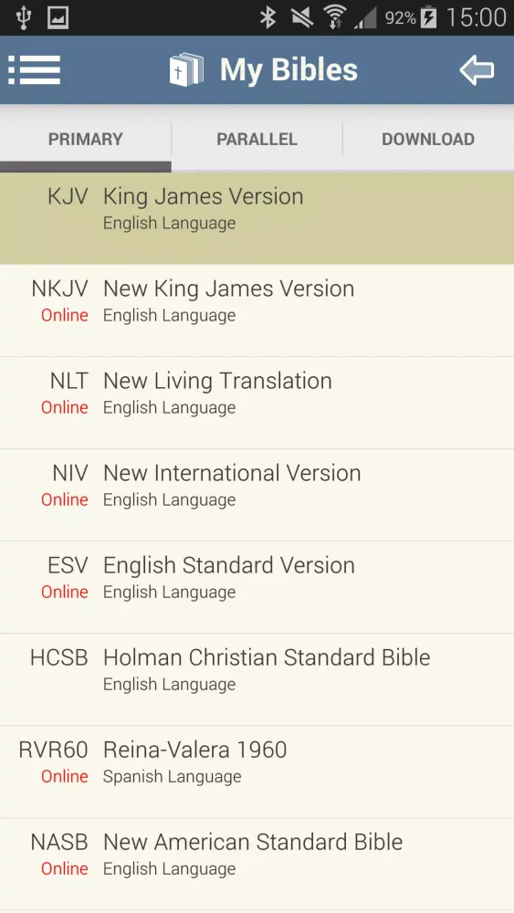 Capturas de tela do Blue Letter Bible