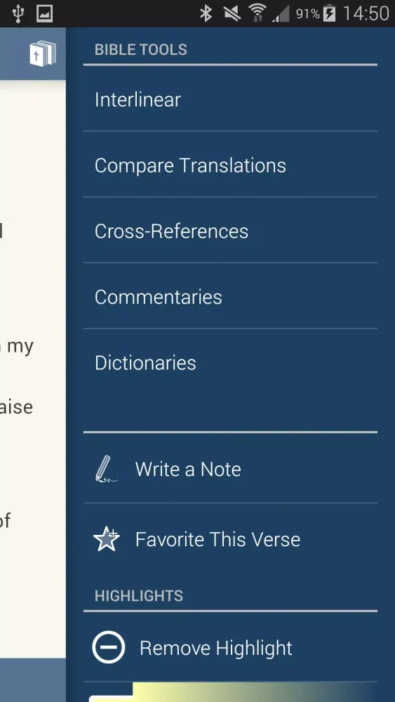 Capturas de tela do Blue Letter Bible