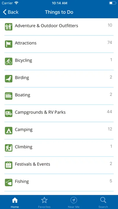 Скриншоты Blue Ridge Pkwy Travel Planner