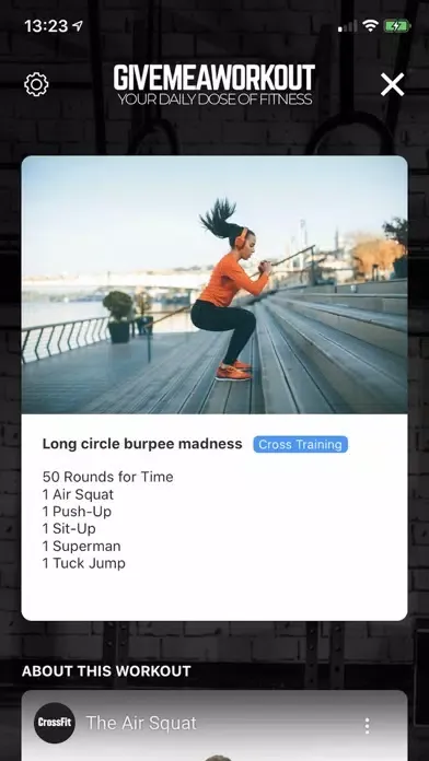 Screenshot di Give Me A Workout