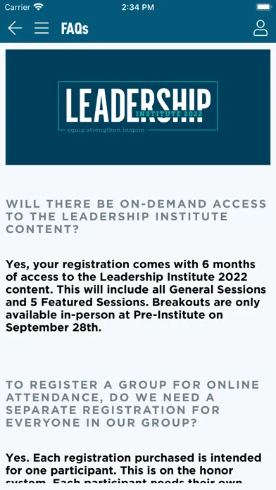Leadership Institute COR স্ক্রিনশট