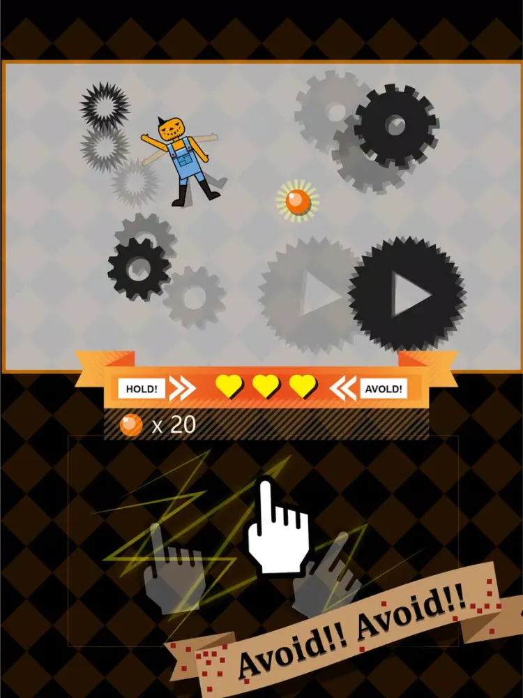 ภาพหน้าจอของ Avoid or Saw iPad 