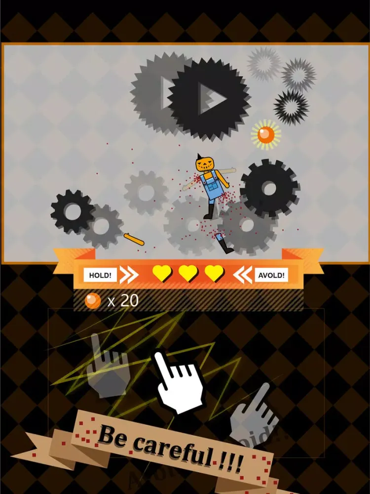 ภาพหน้าจอของ Avoid or Saw iPad 