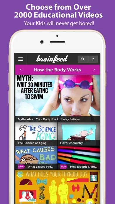 Brainfeed – Educational Videos سکرین شاٹس