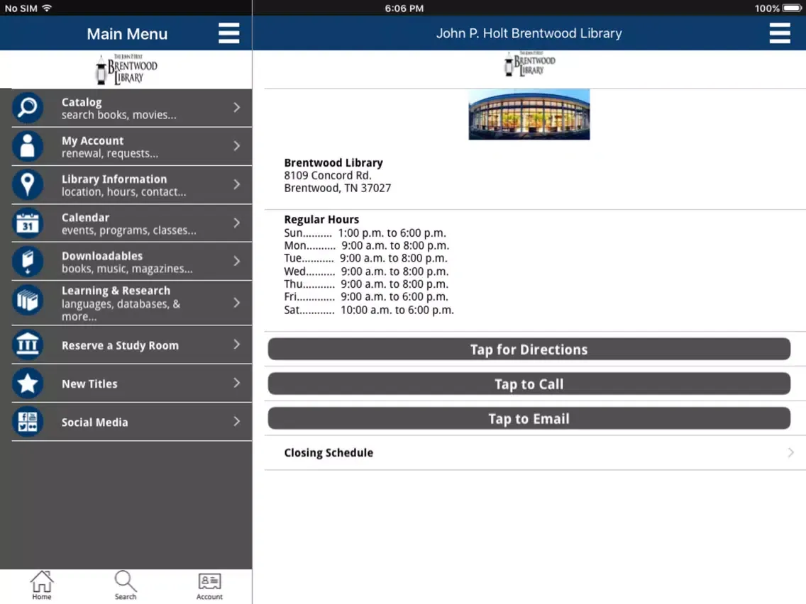 صور The Brentwood Library iPad 