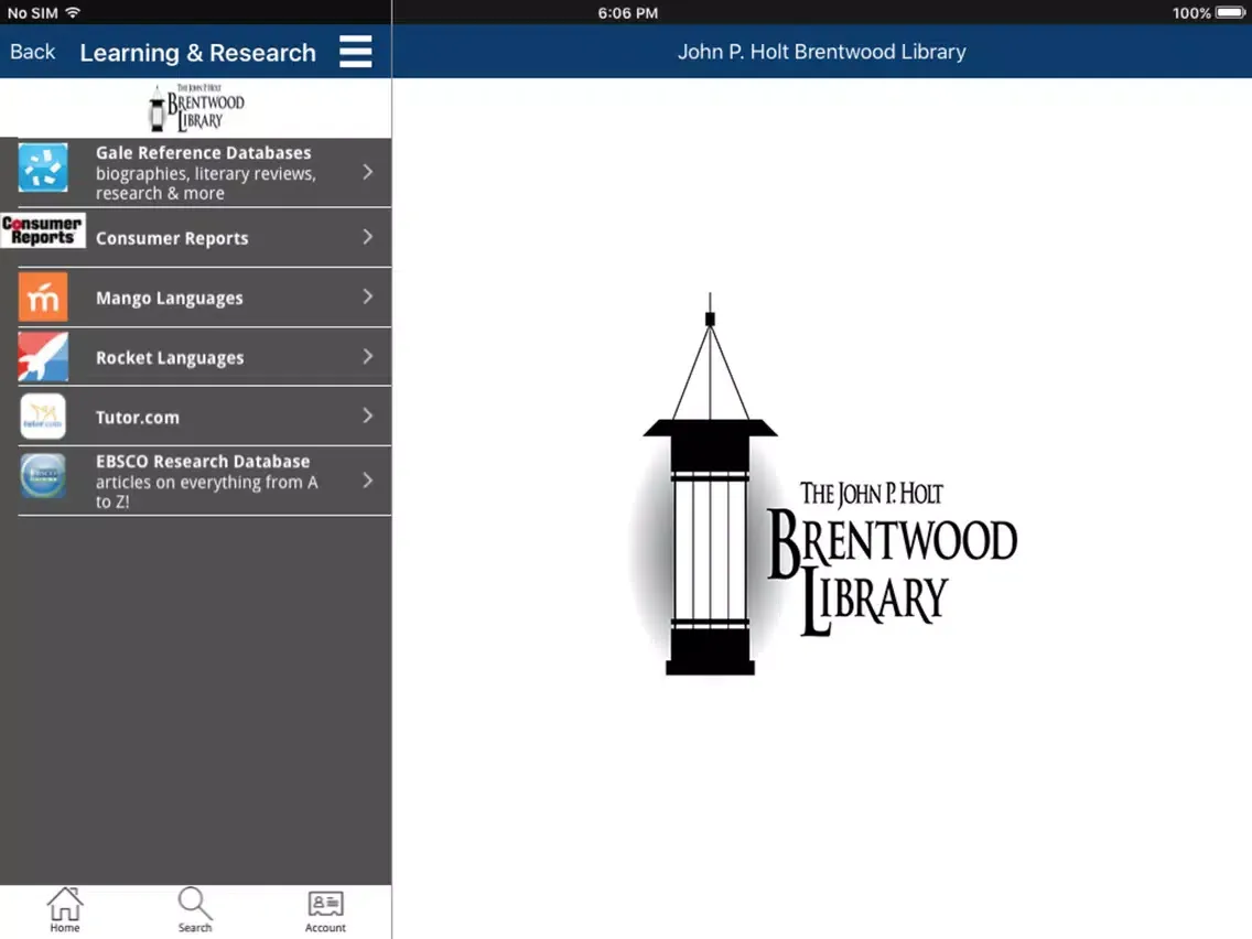 صور The Brentwood Library iPad 