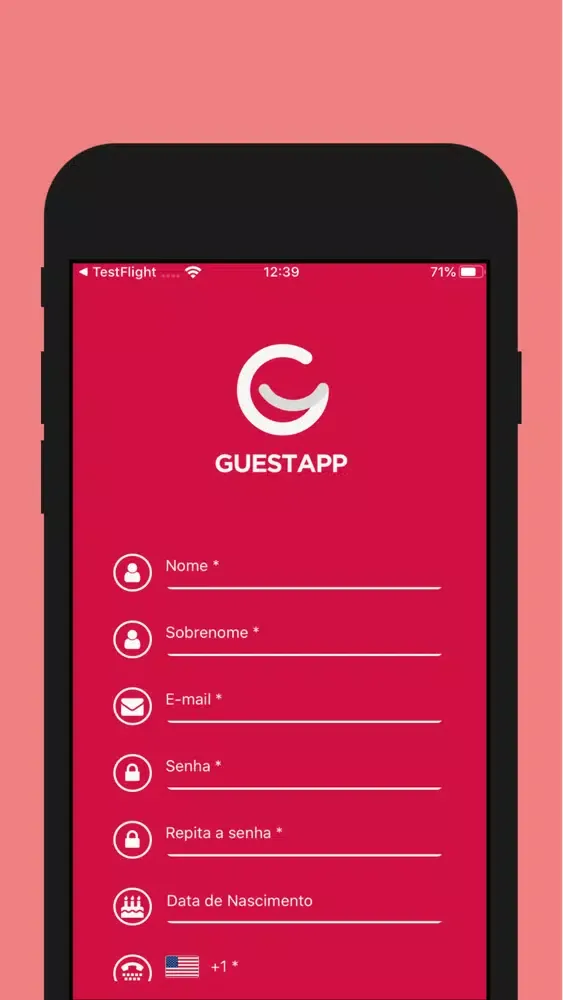 Capturas de tela do Guest App - QDI