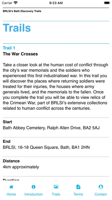 BRLSI's Bath Discovery Trails Screenshots