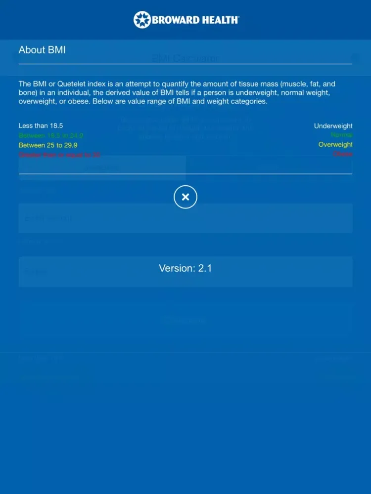 BH BMI iPad 应用截图