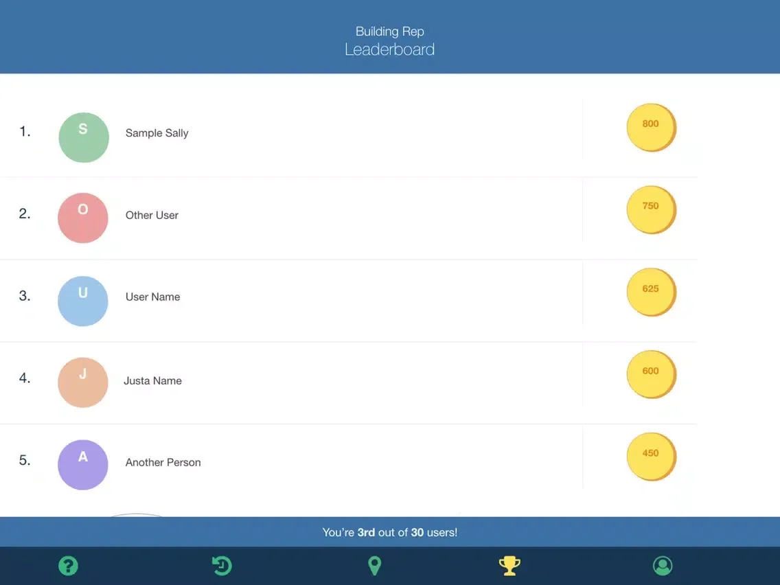Tangkapan layar BTU Building Reps Boston Teachers Union iPad 