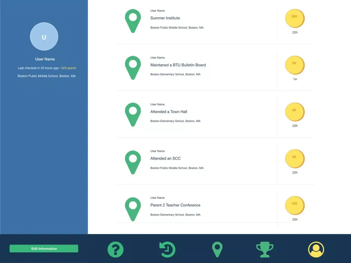 Tangkapan layar BTU Building Reps Boston Teachers Union iPad 