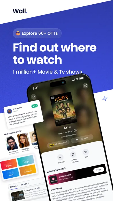 Wall: Movies, WebSeries on OTT Screenshots