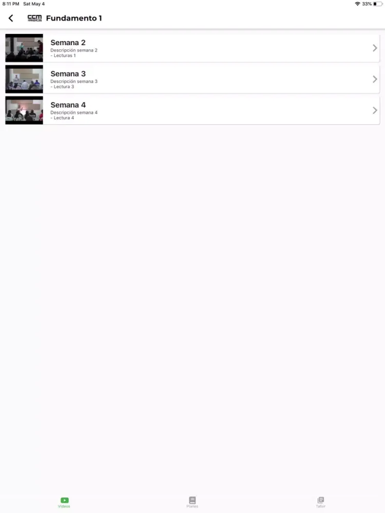 CCM Manizales iPad 应用截图