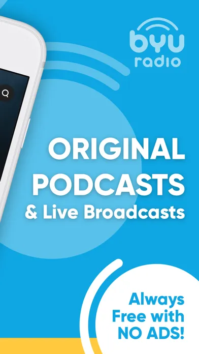 Zrzuty ekranu BYUradio: Inspiring Podcasts