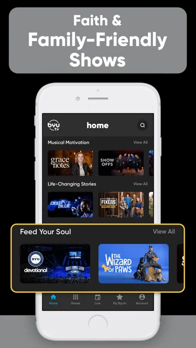 BYUtv: Stream Live TV & Movies スクリーンショット