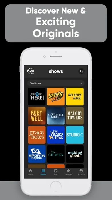 BYUtv: Stream Live TV & Movies スクリーンショット