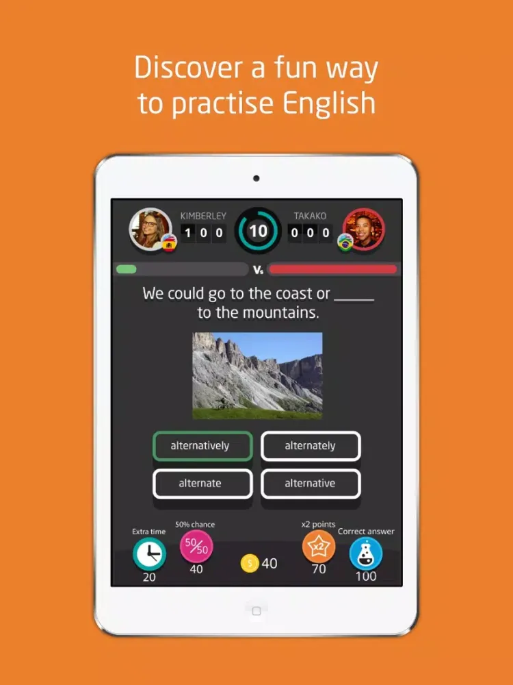 Скриншоты Quiz your English iPad 