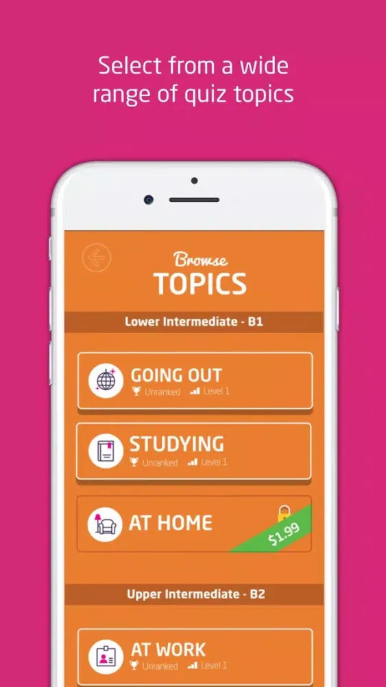 Скриншоты Quiz your English