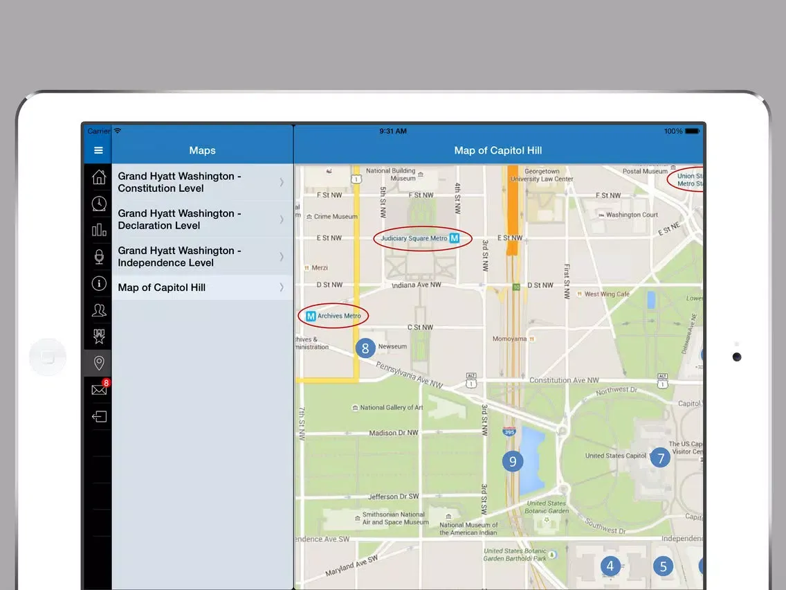 Capturas de tela do ACS CAN Meetings & Events iPad 