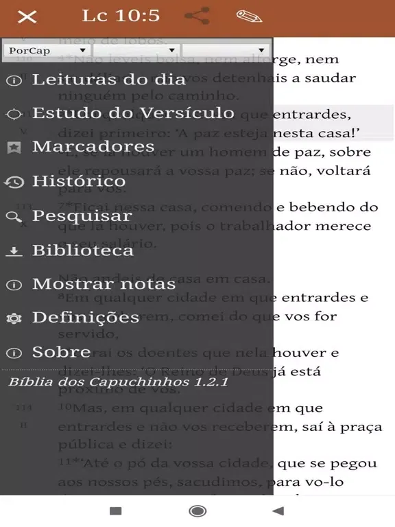 Bíblia dos Capuchinhos iPad  Screenshots