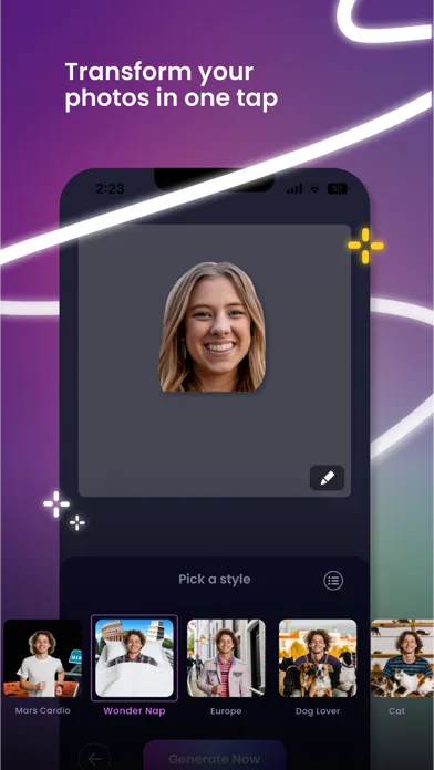 Zrzuty ekranu Enchant: AI Photo Editor