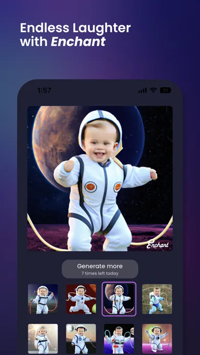 Zrzuty ekranu Enchant: AI Photo Editor