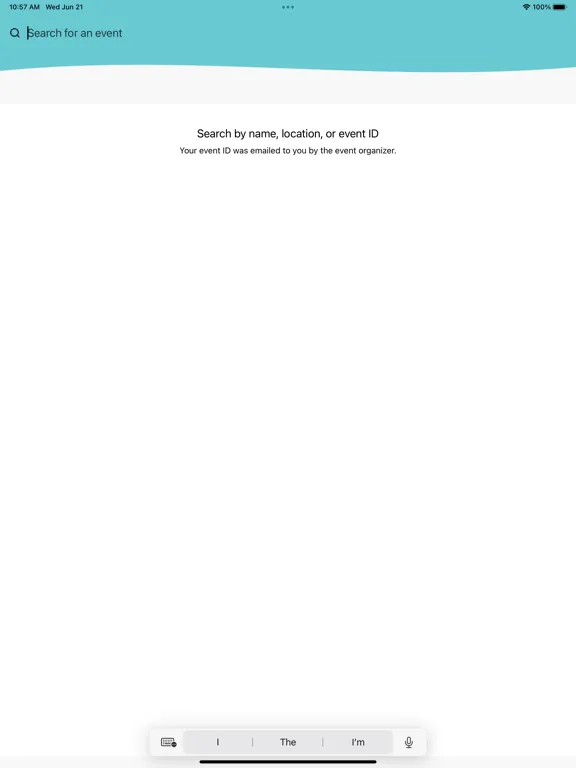Capturas de pantalla de Care Net Events iPad 