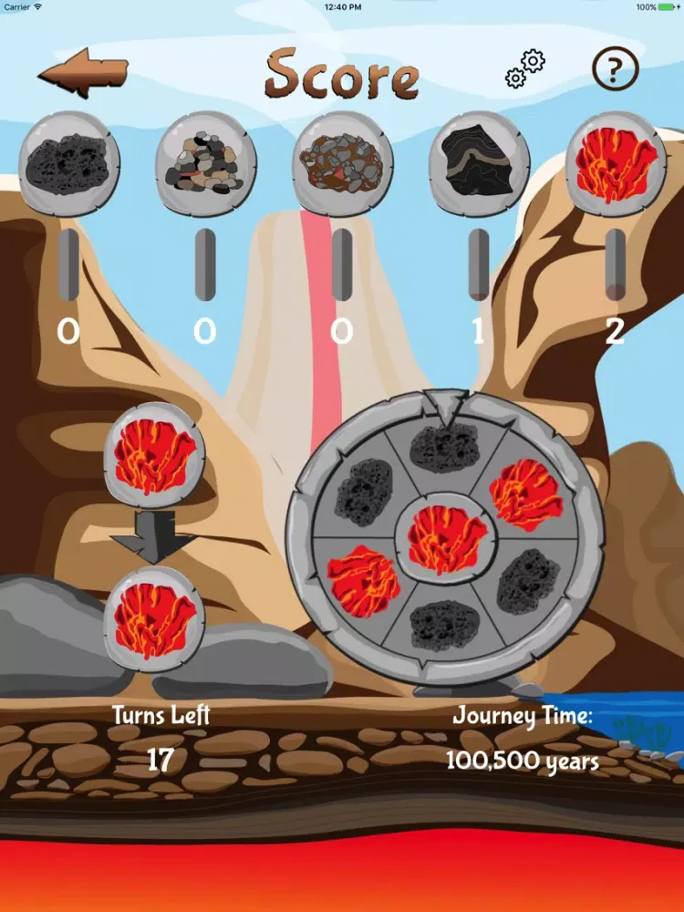 Zrzuty ekranu The Rock Cycle Game Pro iPad 