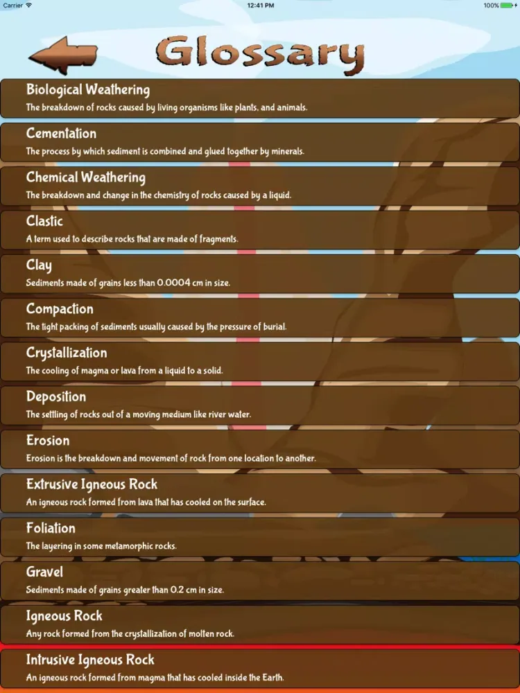 Zrzuty ekranu The Rock Cycle Game Pro iPad 