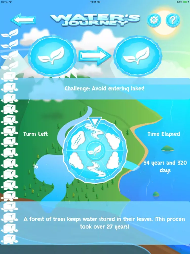 Zrzuty ekranu The Water Cycle Game Pro iPad 