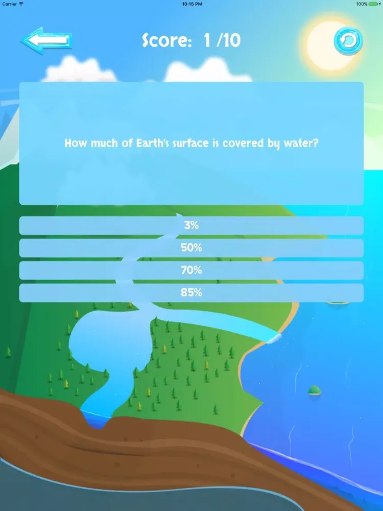 Zrzuty ekranu The Water Cycle Game Pro iPad 