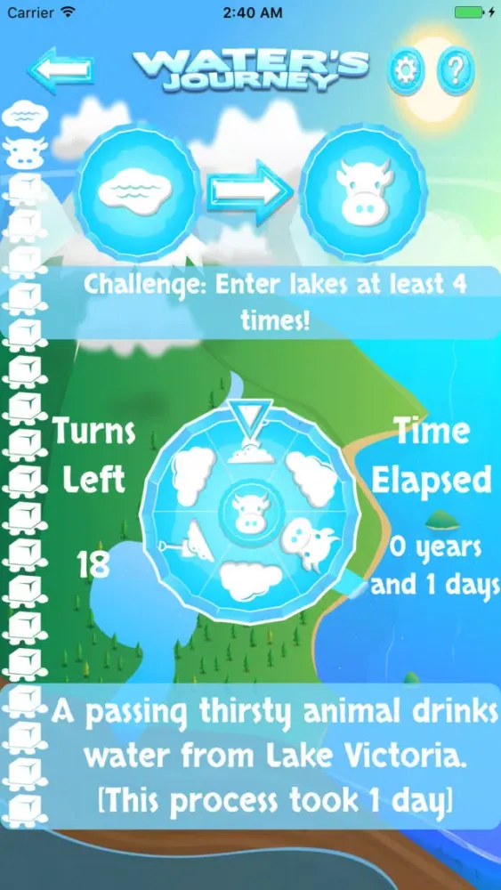 Zrzuty ekranu The Water Cycle Game Pro