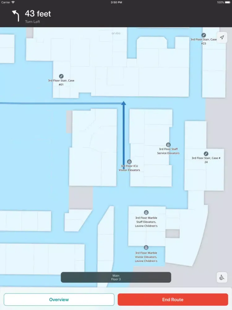 Atrium Health Directions iPad  Screenshots