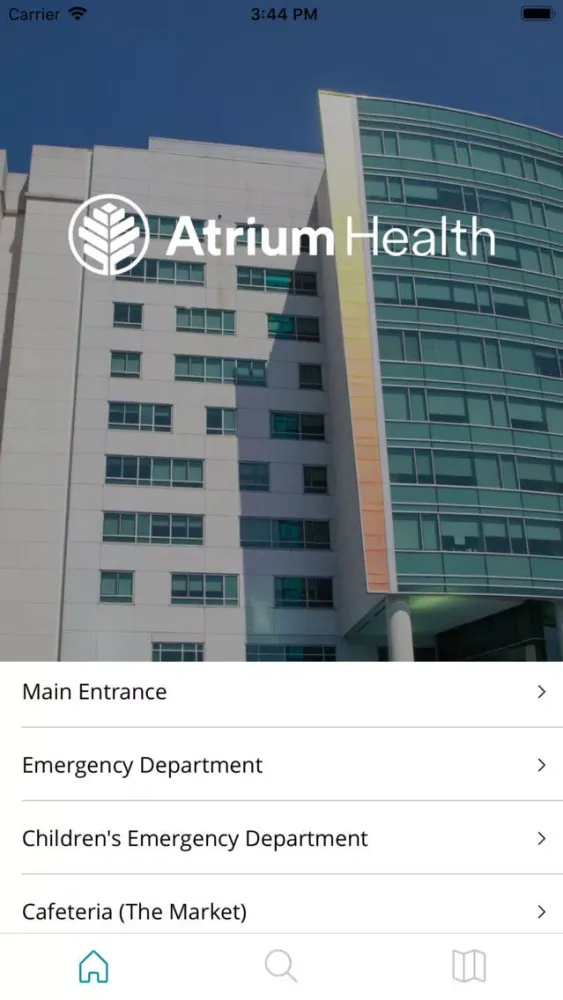 Atrium Health Directions Screenshots